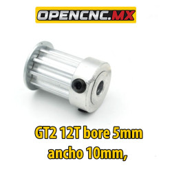 polea  GT2 12T bore 5mm ancho 10mm,